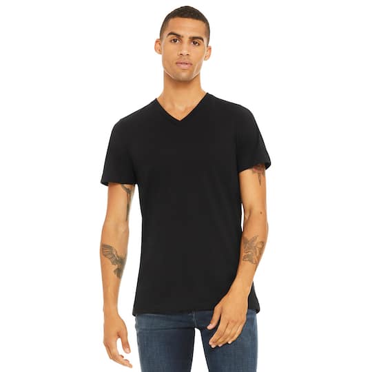 BELLA+CANVAS® Short Sleeve V-Neck Adult Unisex Cotton Jersey T-Shirt